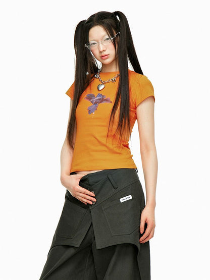 BloomByte Slide - On Graphic Tee - paper.bruise