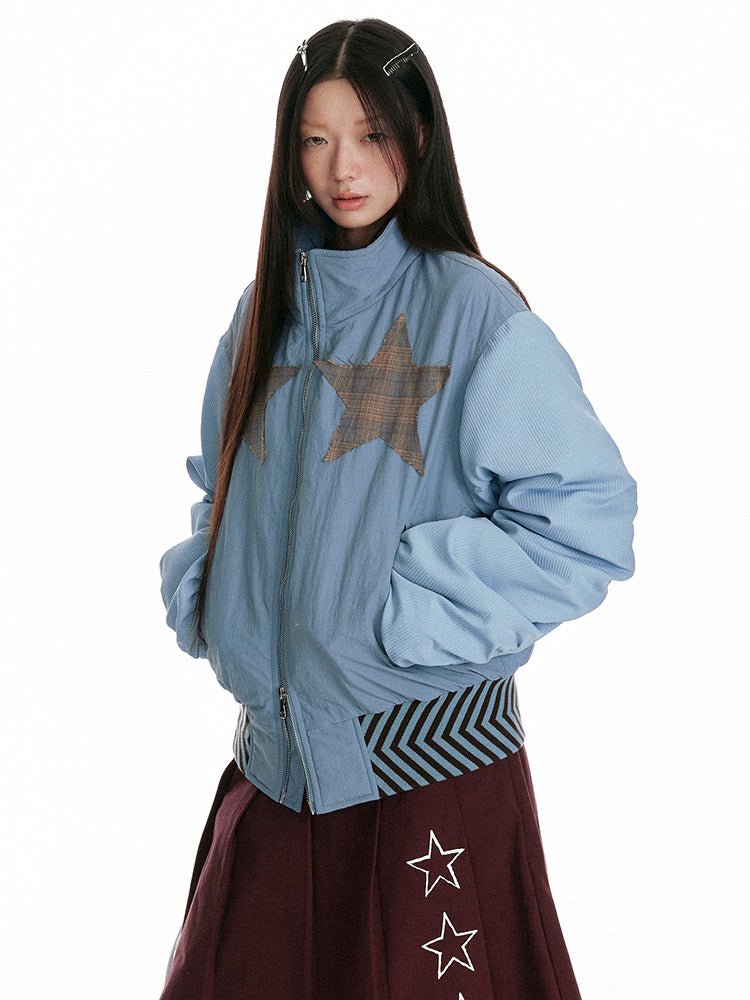 Double Star Zipper Jacket - paper.bruise