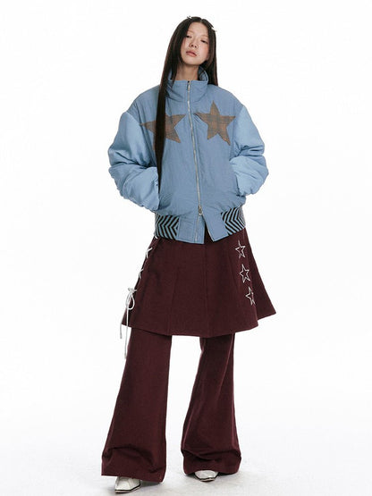 Double Star Zipper Jacket - paper.bruise