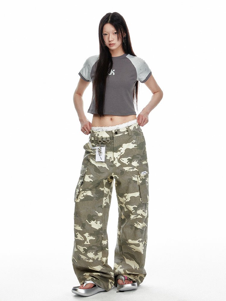 Dustcore Light - Camo Utility Pants - paper.bruise