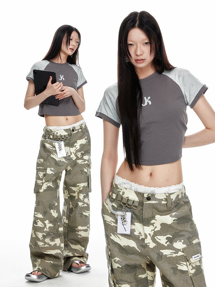 Dustcore Light - Camo Utility Pants - paper.bruise