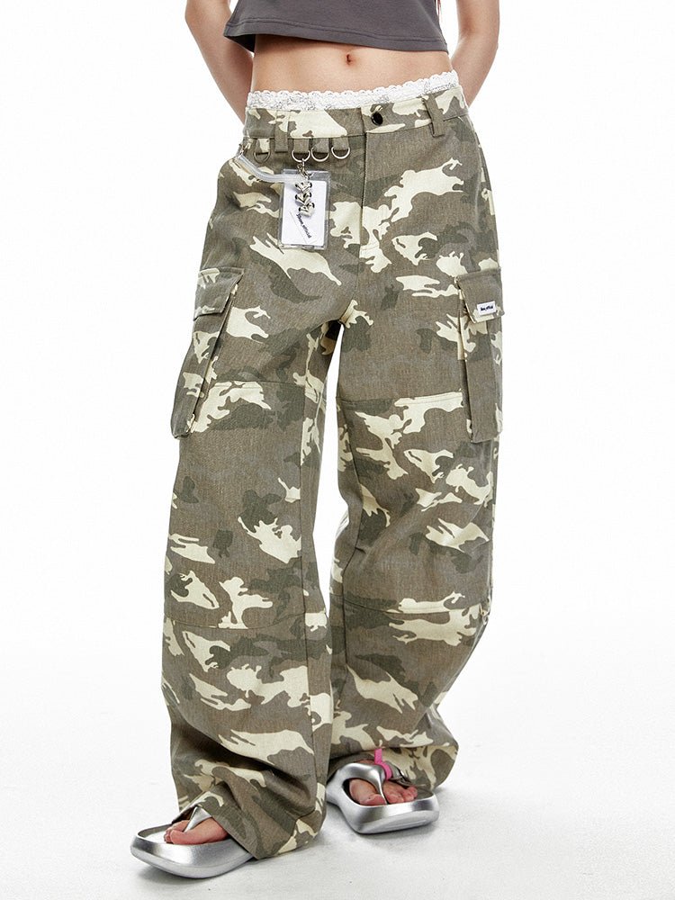 Dustcore Light - Camo Utility Pants - paper.bruise