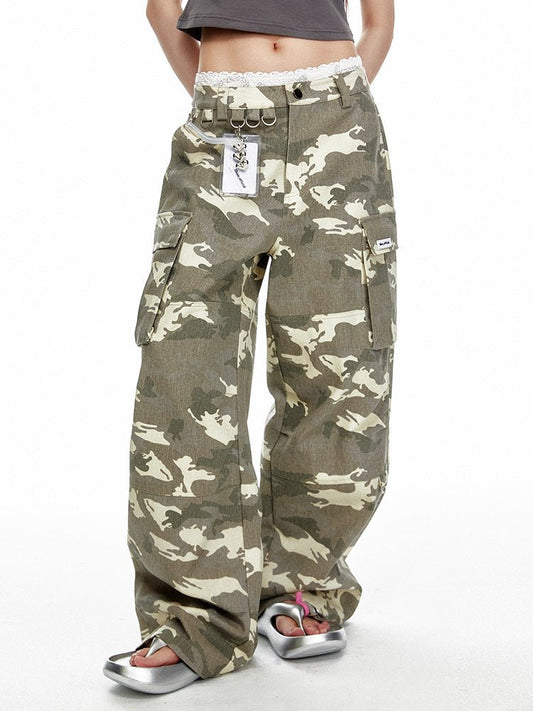 Dustcore Light - Camo Utility Pants - paper.bruise