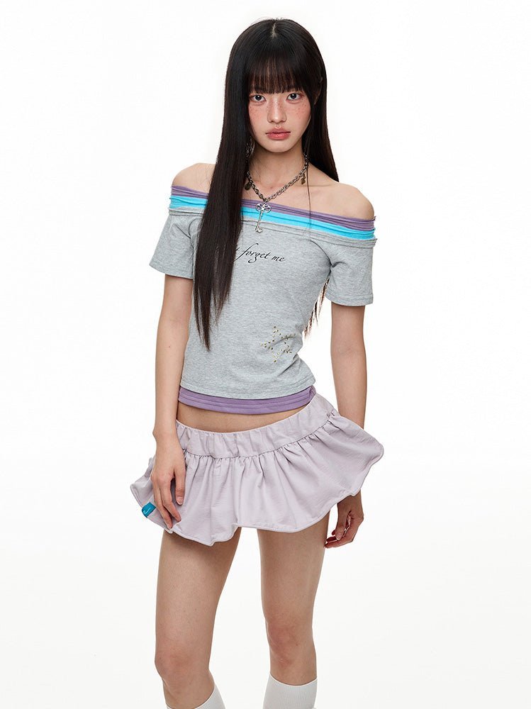 Rhinestone Shoulder Spark Tee - paper.bruise